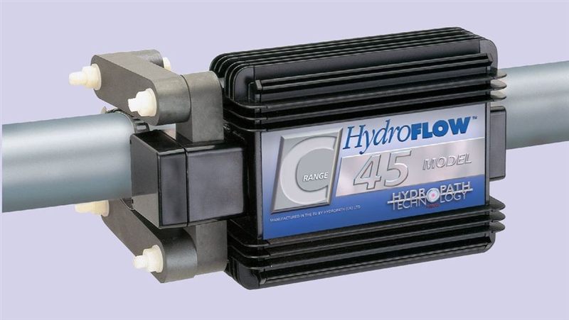 Appareil HydroFLOW posé sur une canalisation